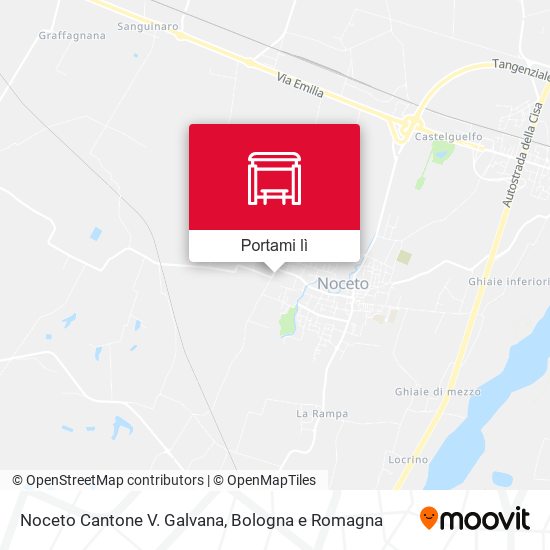 Mappa Noceto Cantone V. Galvana