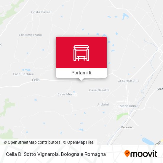 Mappa Cella Di Sotto Vignarola