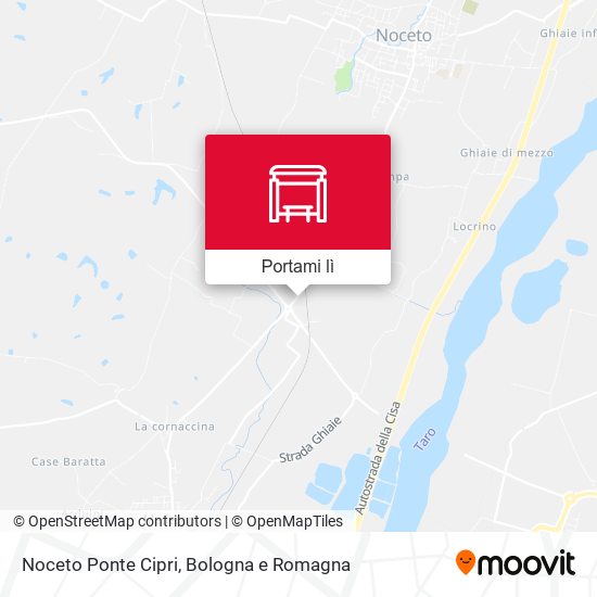 Mappa Noceto Ponte Cipri