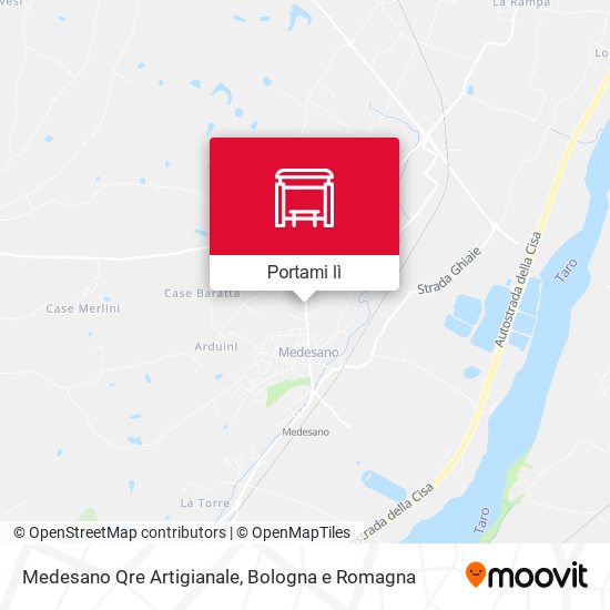 Mappa Medesano Qre Artigianale