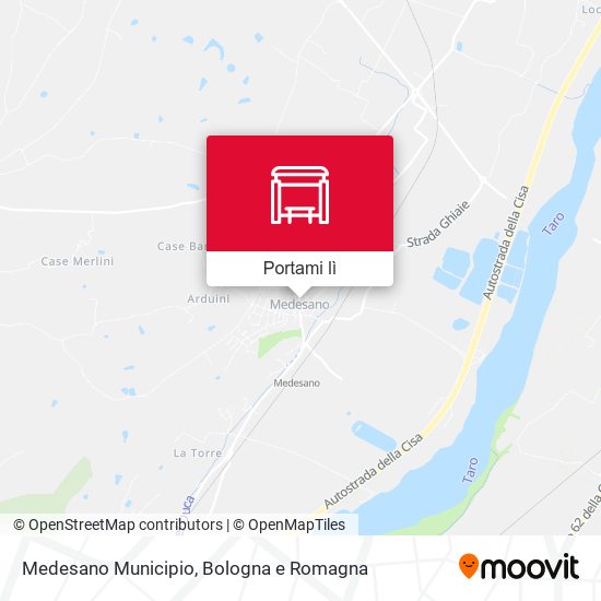 Mappa Medesano Municipio