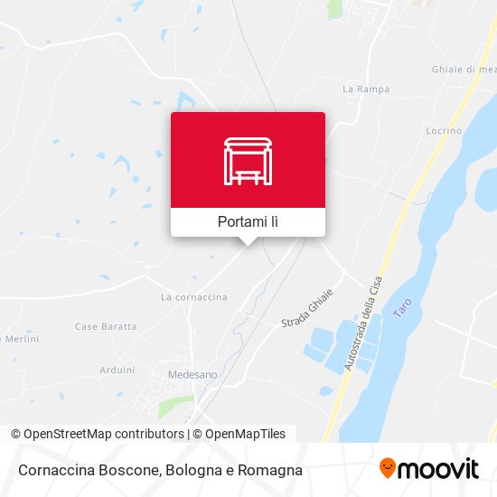 Mappa Cornaccina Boscone