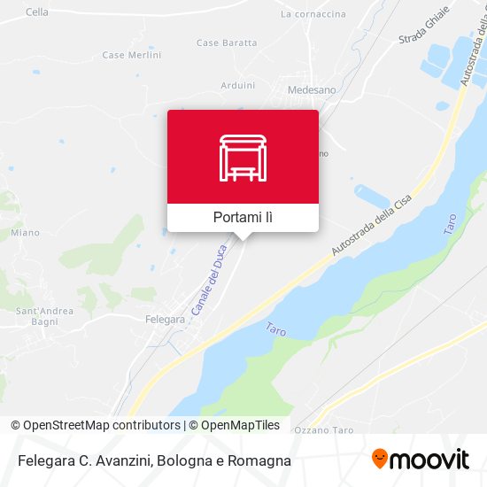 Mappa Felegara C. Avanzini