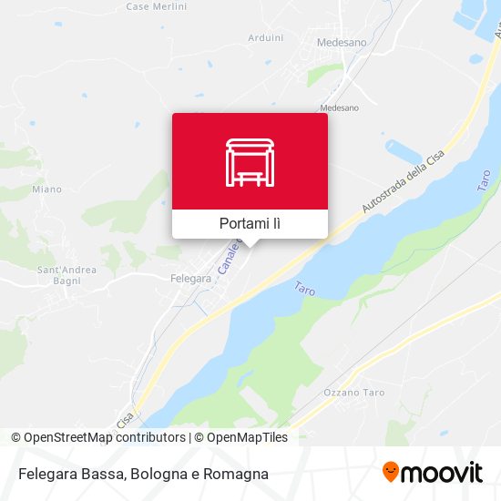 Mappa Felegara Bassa