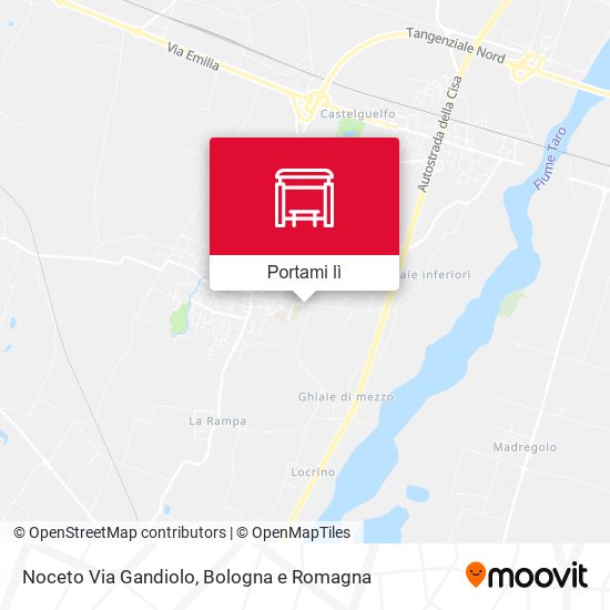 Mappa Noceto Via Gandiolo