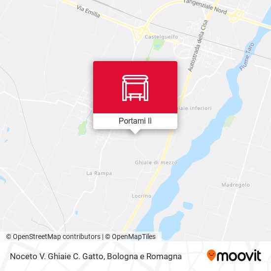 Mappa Noceto V. Ghiaie C. Gatto