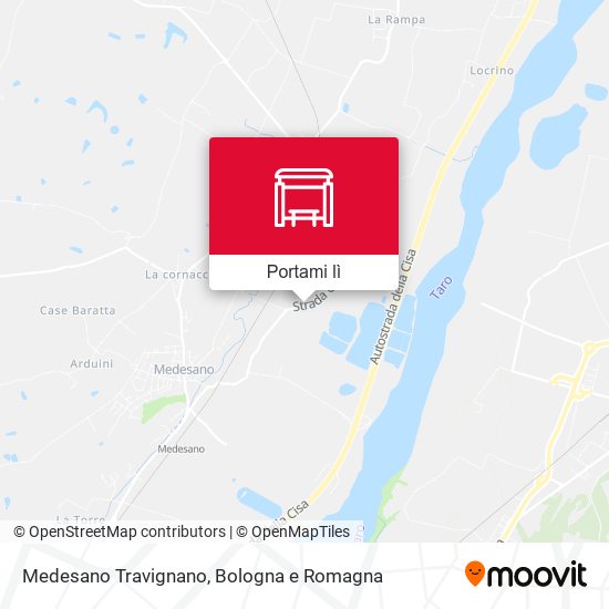 Mappa Medesano Travignano