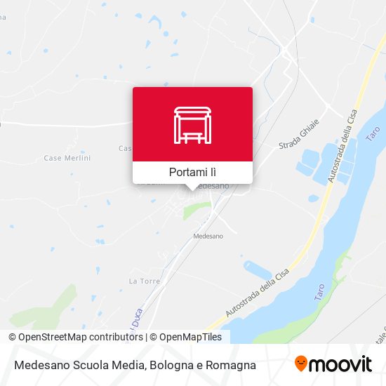 Mappa Medesano Scuola Media