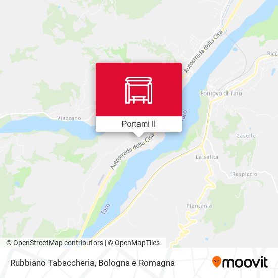 Mappa Rubbiano Tabaccheria