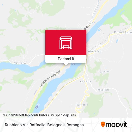 Mappa Rubbiano Via Raffaello