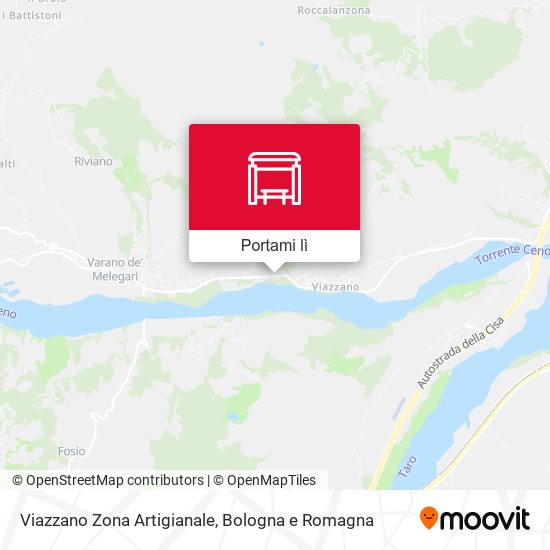 Mappa Viazzano Zona Artigianale