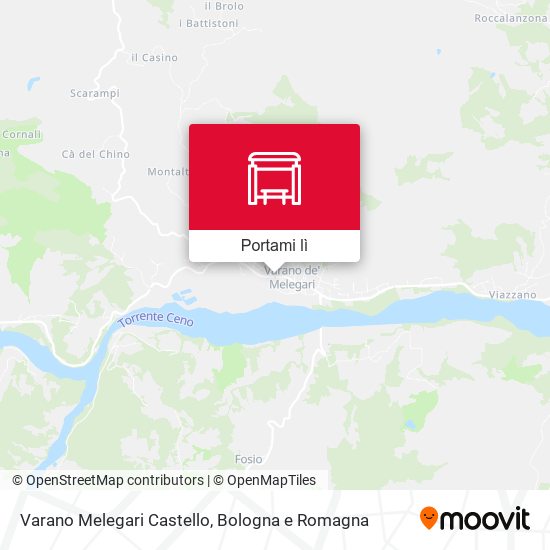 Mappa Varano Melegari Castello