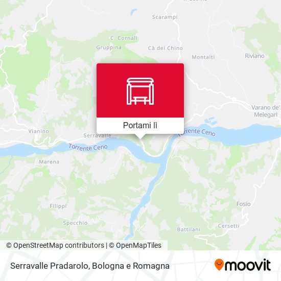 Mappa Serravalle Pradarolo