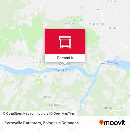 Mappa Serravalle Battistero