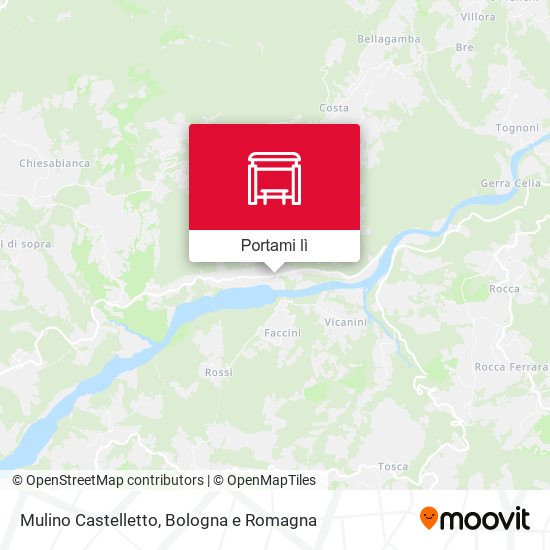 Mappa Mulino Castelletto