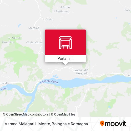 Mappa Varano Melegari Il Monte