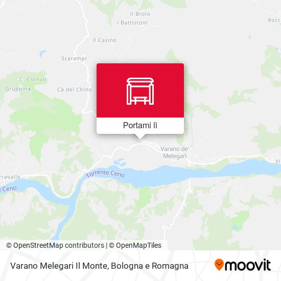 Mappa Varano Melegari Il Monte