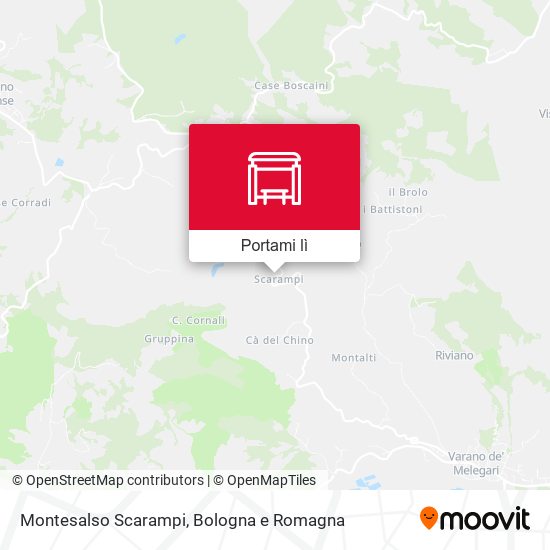 Mappa Montesalso Scarampi