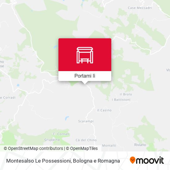 Mappa Montesalso Le Possessioni