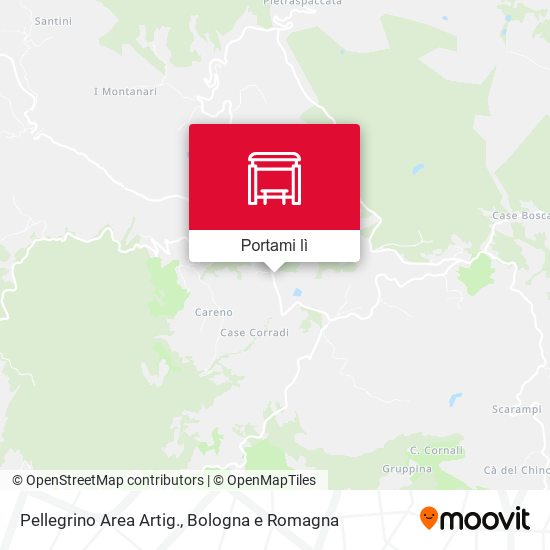 Mappa Pellegrino Area Artig.