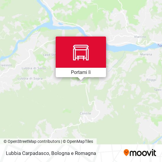 Mappa Lubbia Carpadasco