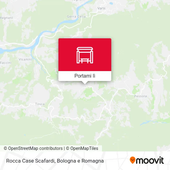 Mappa Rocca Case Scafardi