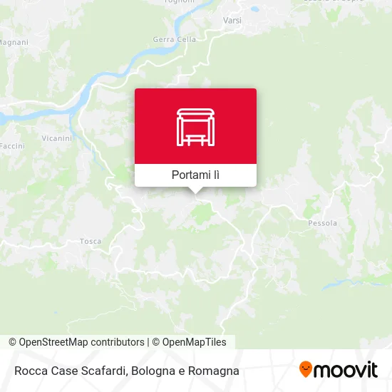 Mappa Rocca Case Scafardi