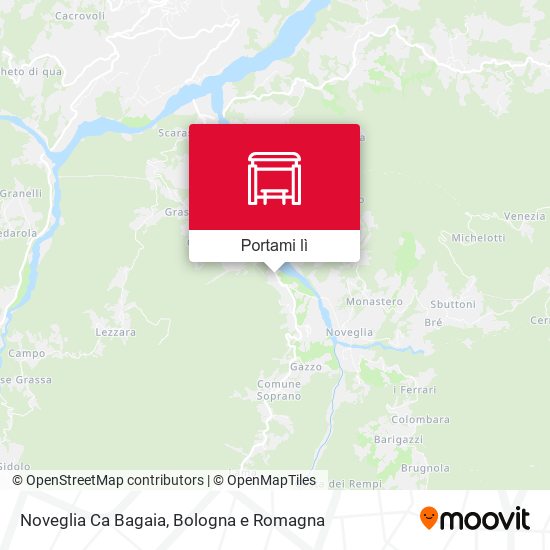 Mappa Noveglia Ca Bagaia