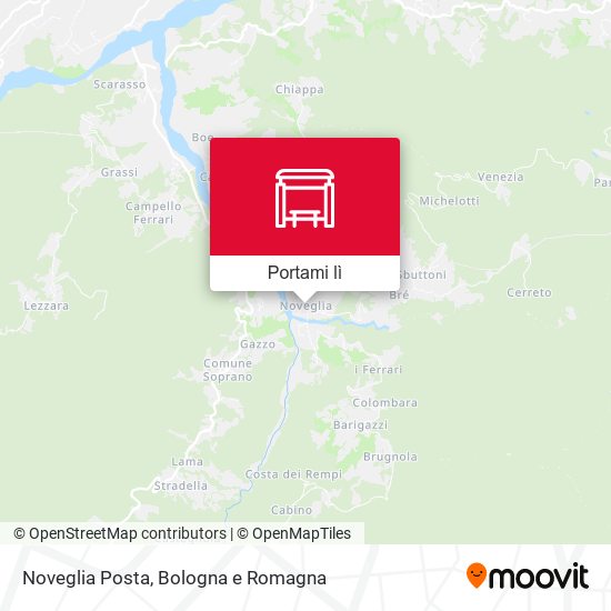 Mappa Noveglia Posta