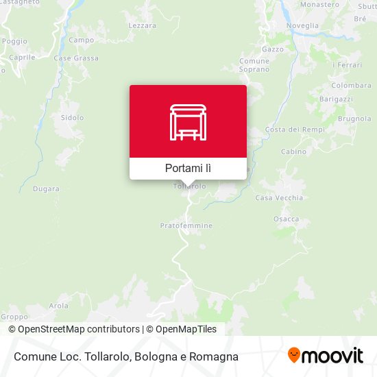 Mappa Comune Loc. Tollarolo