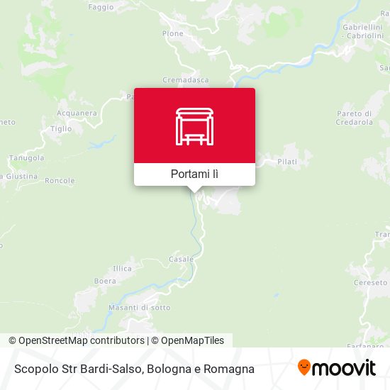 Mappa Scopolo Str Bardi-Salso