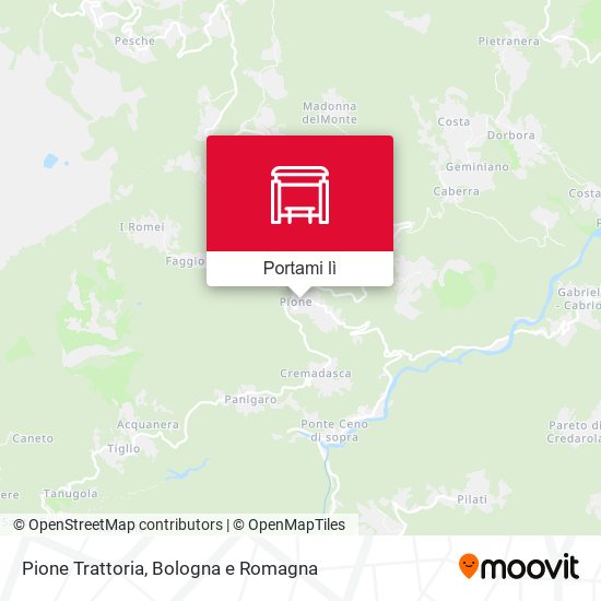 Mappa Pione Trattoria