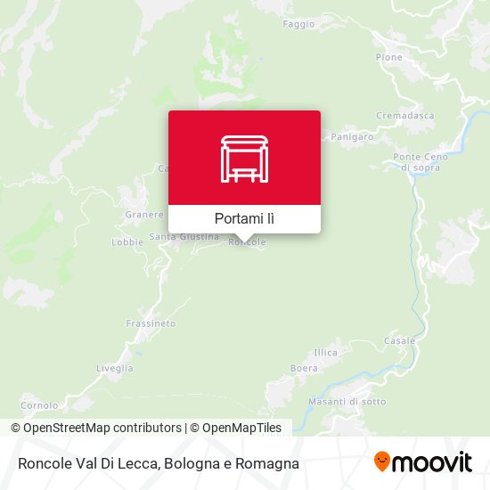 Mappa Roncole Val Di Lecca