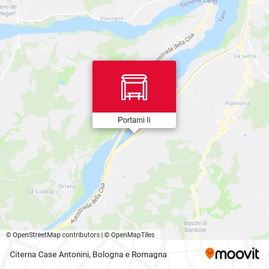 Mappa Citerna Case Antonini