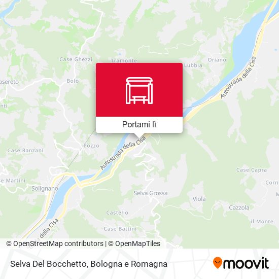 Mappa Selva Del Bocchetto