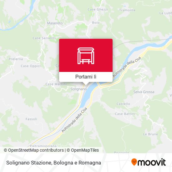 Mappa Solignano Stazione