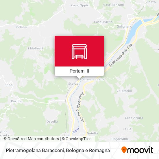 Mappa Pietramogolana Baracconi