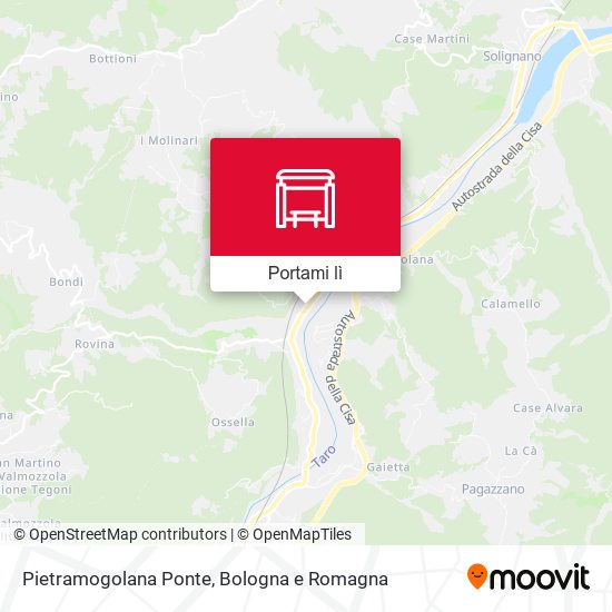 Mappa Pietramogolana Ponte