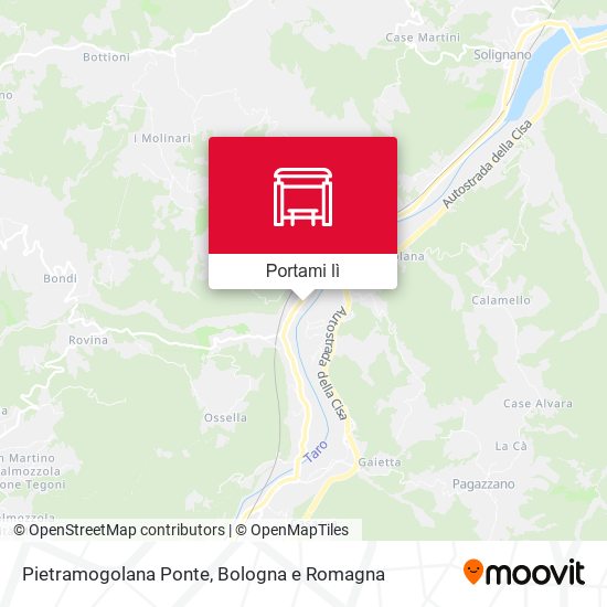 Mappa Pietramogolana Ponte