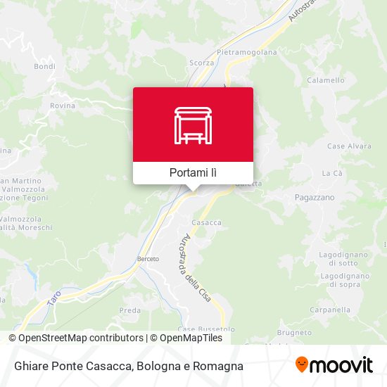 Mappa Ghiare Ponte Casacca