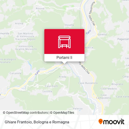 Mappa Ghiare Frantoio