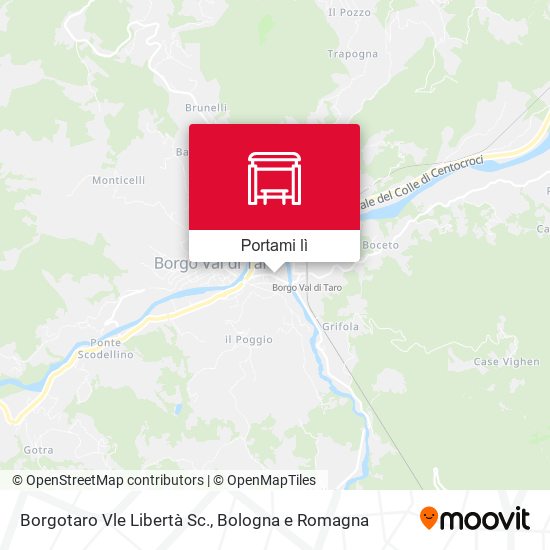 Mappa Borgotaro Vle Libertà Sc.