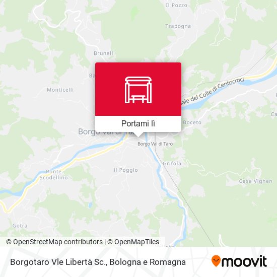 Mappa Borgotaro Vle Libertà Sc.