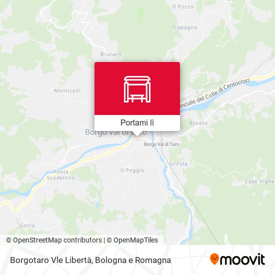 Mappa Borgotaro Vle Libertà