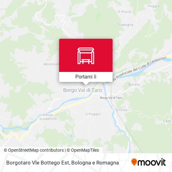 Mappa Borgotaro Vle Bottego Est