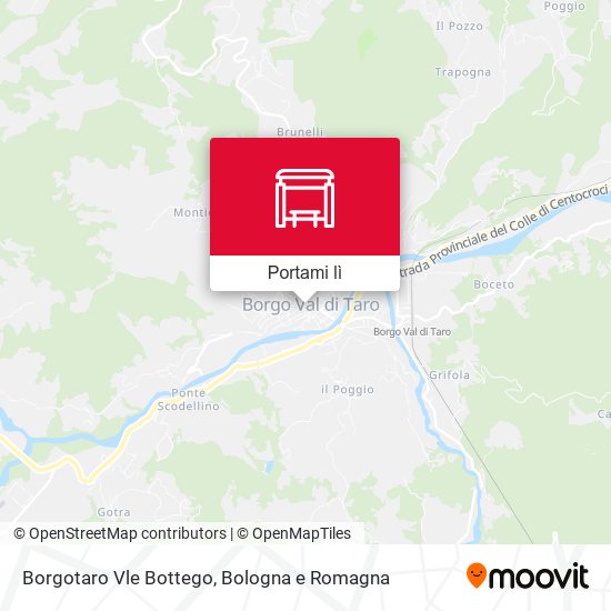 Mappa Borgotaro Vle Bottego