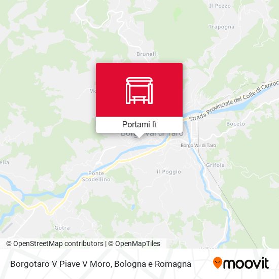 Mappa Borgotaro V Piave V Moro