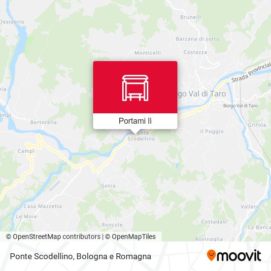 Mappa Ponte Scodellino