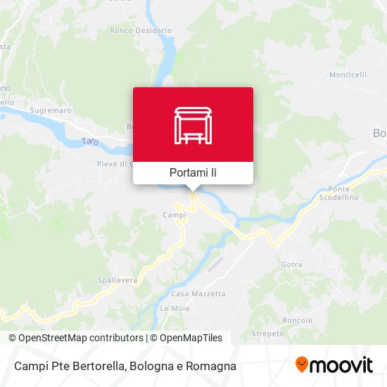 Mappa Campi Pte Bertorella