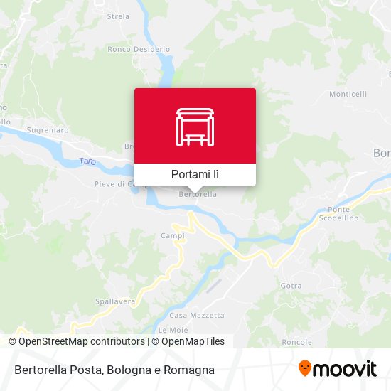 Mappa Bertorella Posta